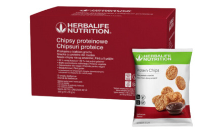 Chipsy proteinowe o smaku barbecue 10x30g