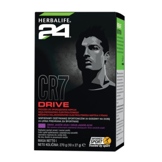 CR7 Drive Saszetka smak jagód acai 10 saszetek po 27 g